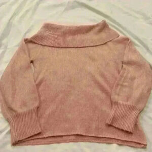 Francesca‎ Pink Cowl Sweater